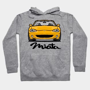 MX5 Miata NB Yellow Hoodie